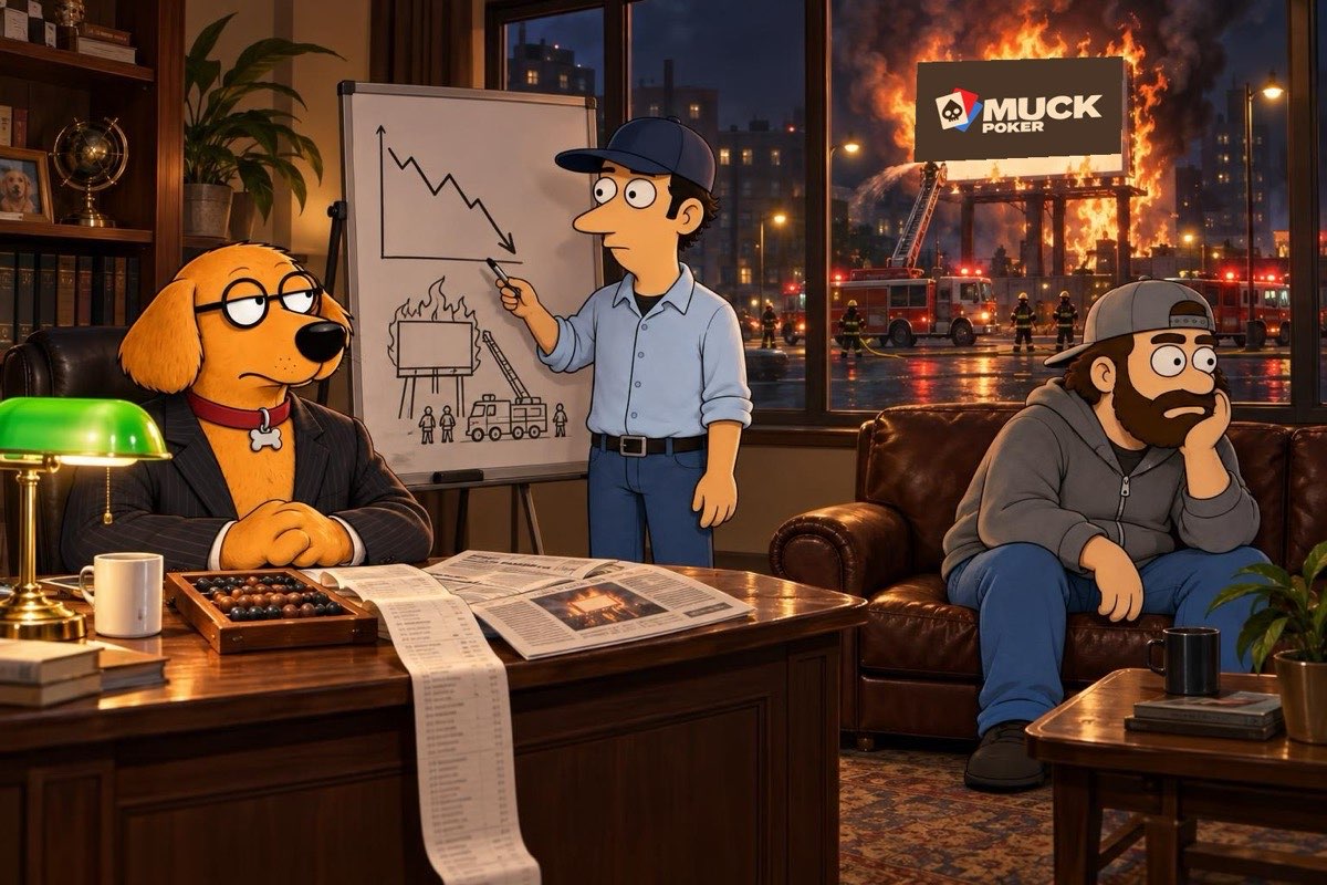 MUCK CORP headquarters, mid-chaos