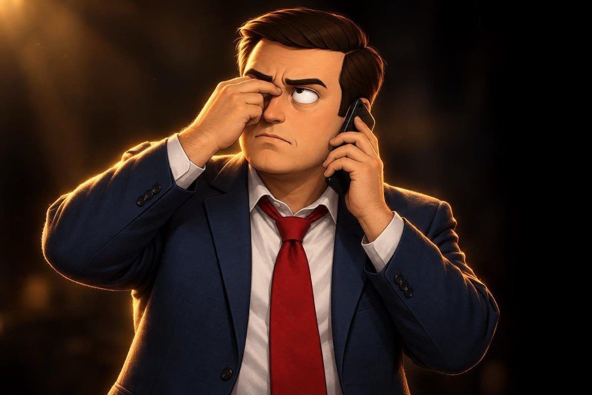 Tom Mucklin, taking a call about this homepage.