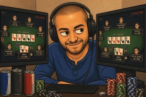 Chance Kornuth Played Two Different Seven-Figure Final Tables at Once. He Lost Both.
