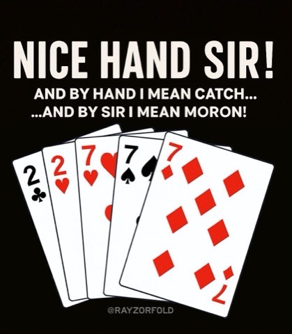 Poker meme by Ray Zorfold