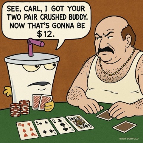 Poker meme by Ray Zorfold