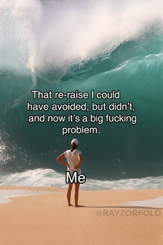 Poker meme by Ray Zorfold