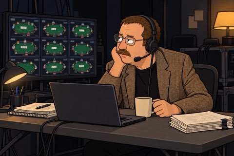 GGPoker Hit 420,084 Entries. Norman Chad Did Color On All Of Them.