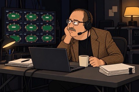 GGPoker Hit 420,084 Entries. Norman Chad Did Color On All Of Them.